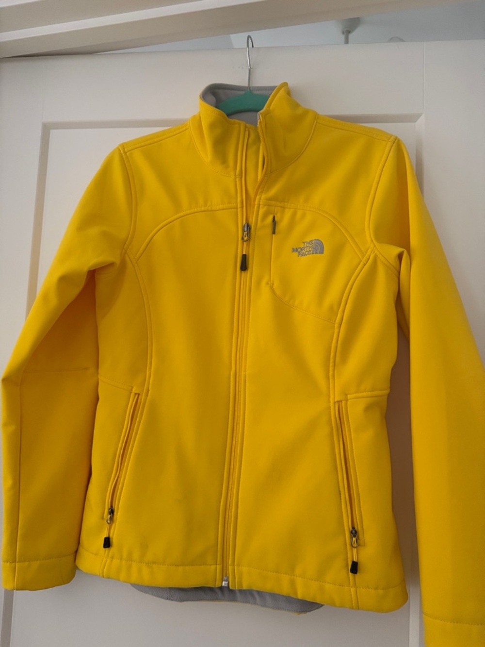 The North Face Bright Yellow Women's Softshell Jacket